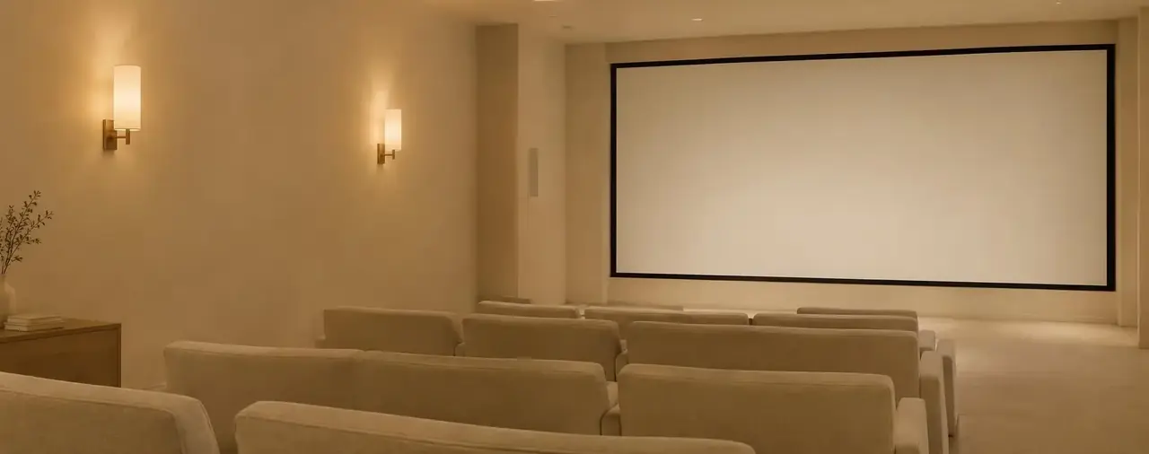电影 - 6v电影栏目头图 电影栏目头图:米白影院里一束放映光